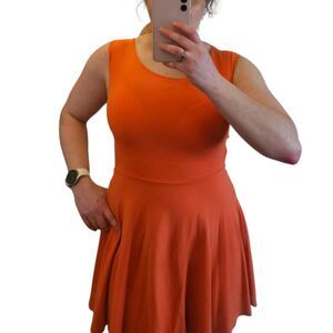 American Apparel Peach mini dress with cutout detail Size Medium